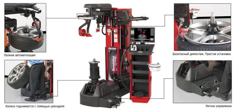 Уникальные автоматические шиномонтажные стенды Hunter