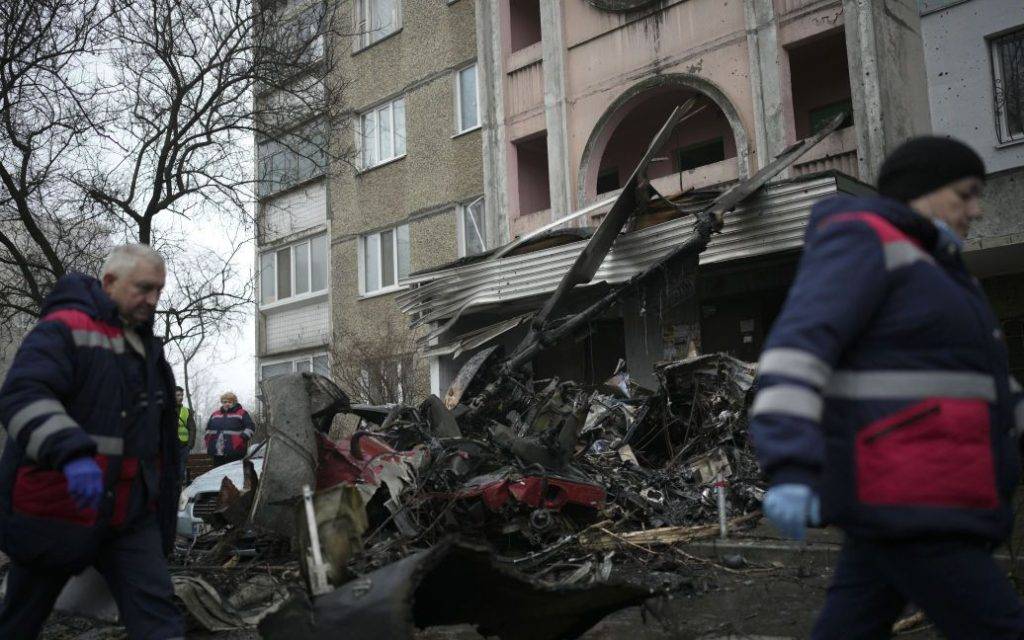 Очевидці розповіли деталі падіння гвинтокрила у Броварах