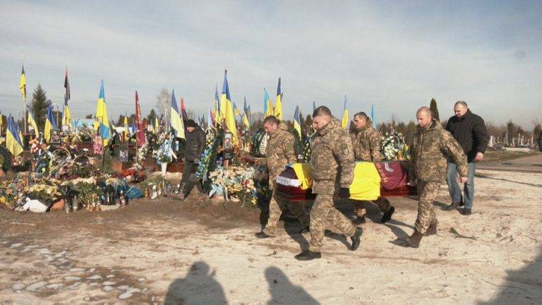 У Франківську попрощалися з полеглим військовим "вісімдесятки" Миколою Черевком