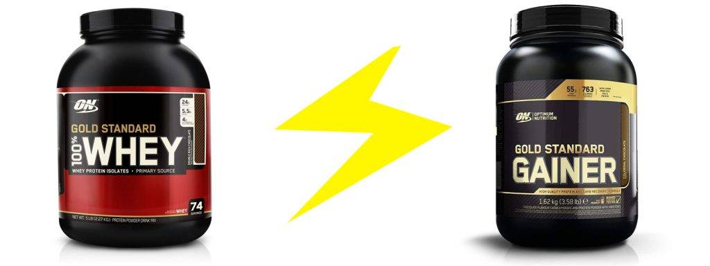 Гейнер или протеин для набора мышечной массы?