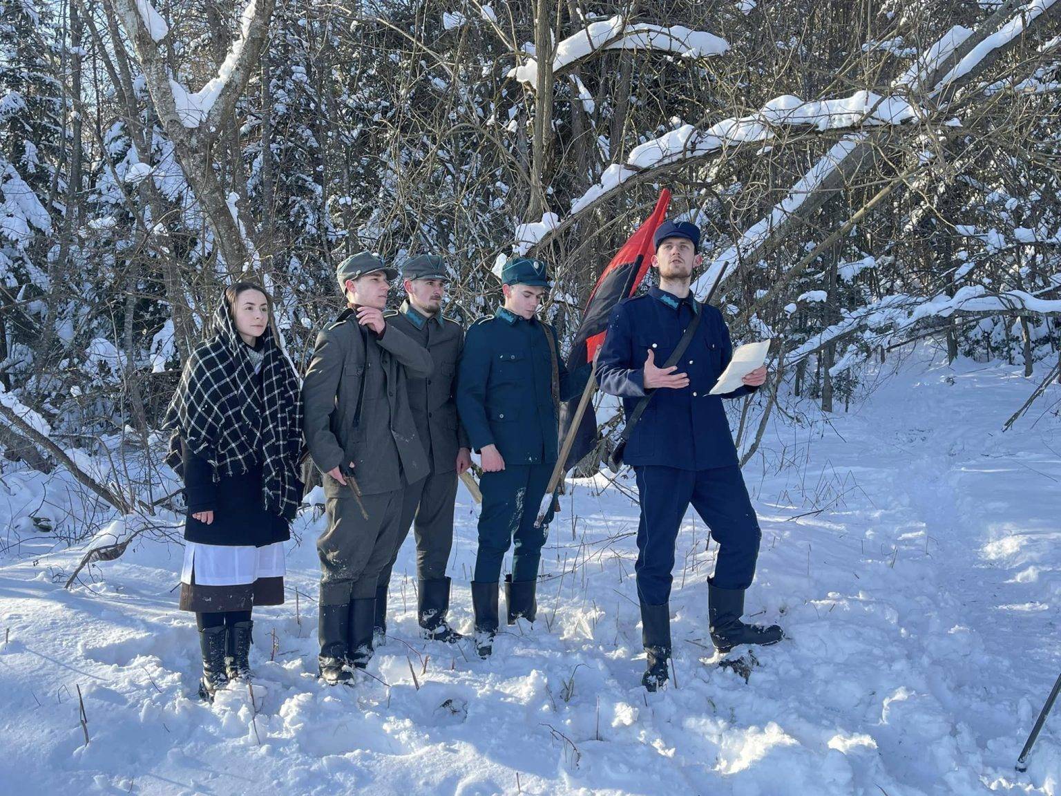 На Калущині відбулися зйомки історичного епізоду про героїчну боротьбу вояків УПА