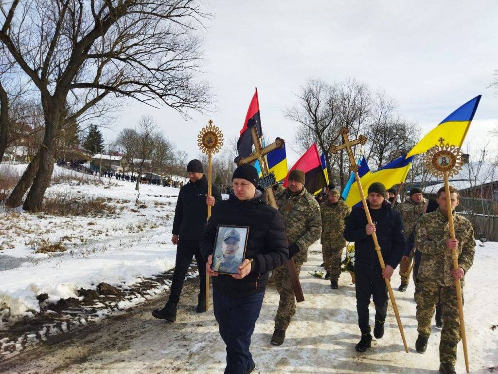 На Городенківщині провели в останню путь полеглого земляка-героя