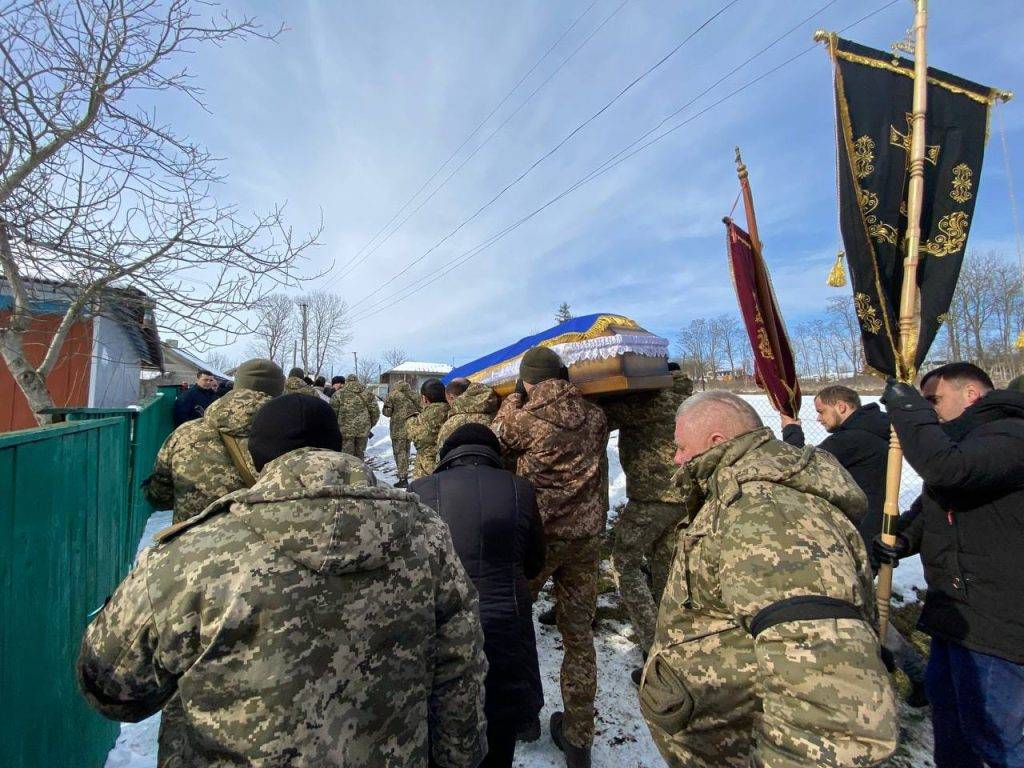 На Городенківщині провели в останню путь полеглого земляка-героя