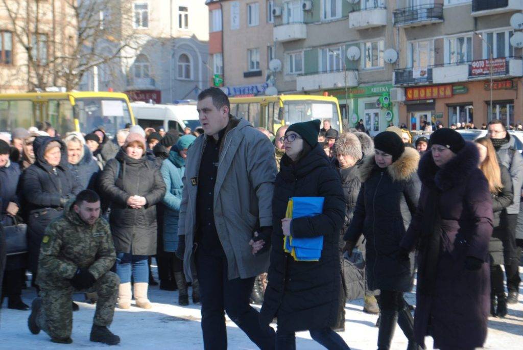 В Рогатині попрощалися із загиблим військовим Богданом Романчуком