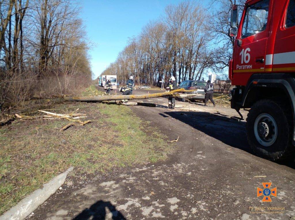 На Франківщині сильний вітер повалив дерева, зірвав покрівлю клініки: Є травмовані