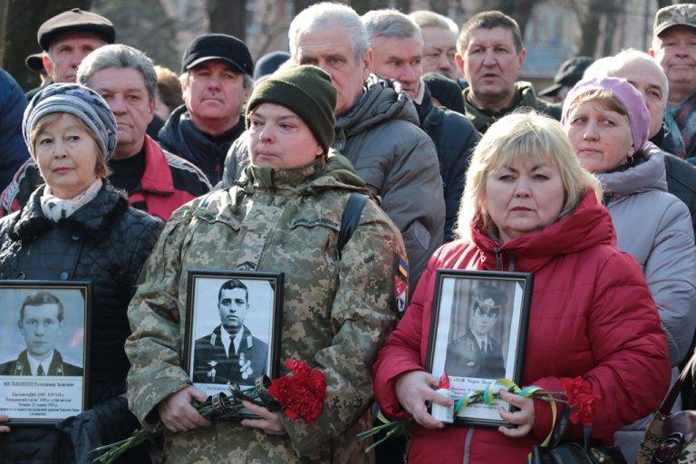 В Івано-Франківську вшанували воїнів-афганців