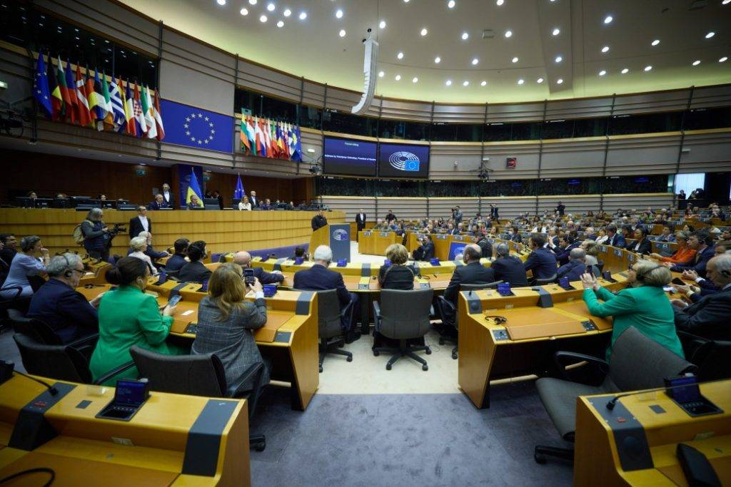 Зеленський в Європарламенті: "Наша перемога гарантуватиме спільні європейські цінності"