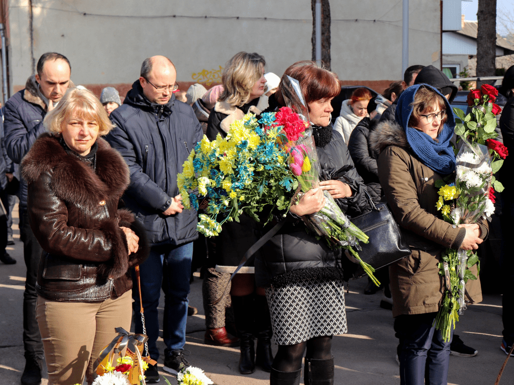 У Калуській громаді в останню путь провели Героя Тараса Пукіша