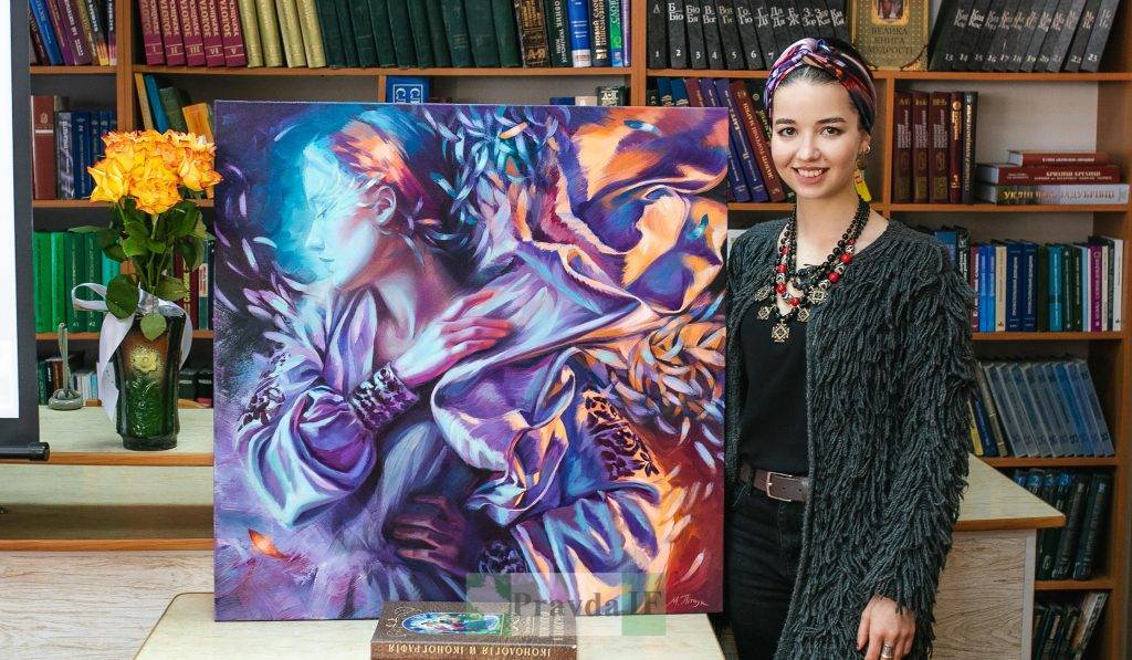 зустріч з художницею Мартою Пітчук,Франківська художниця Марта Пітчук,Мотанки Марти Пітчук