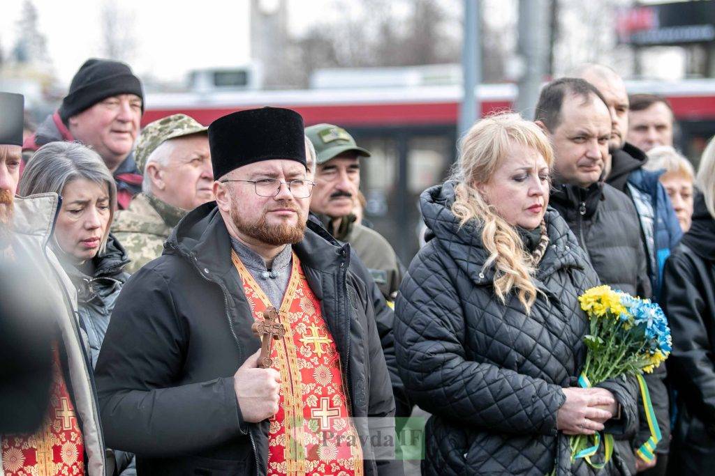 У Франківську відкрили пам'ятну дошку Герою Олегу Вязовченку