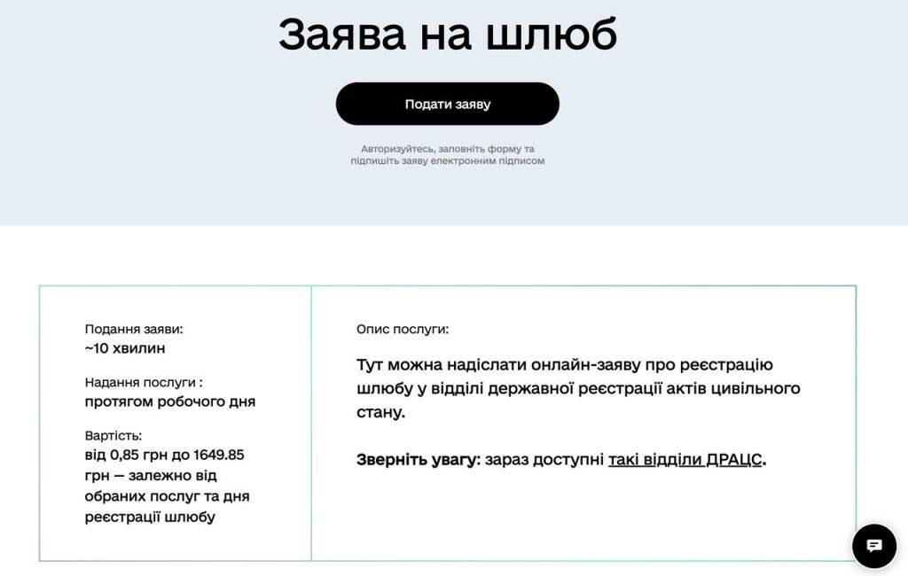 Відтепер заяву про реєстрацію шлюбу можна подати в Дії: покрокова інструкція