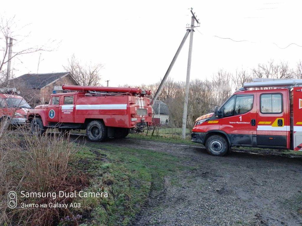 Поблизу Франківська горів житловий будинок