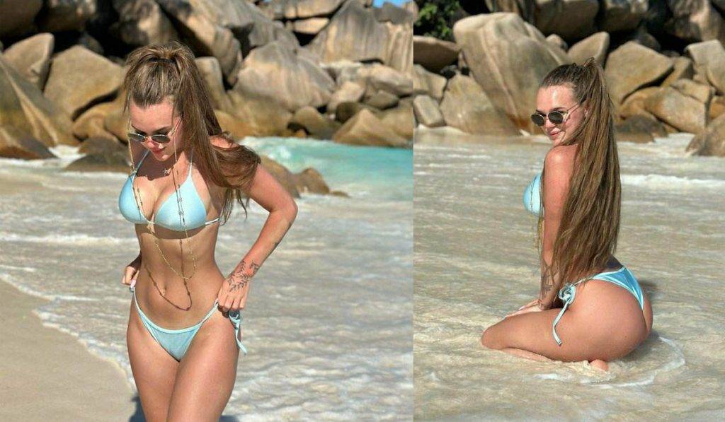 Франківська блогерка Верба поділилася оголеними світлинами з відпочинку на Сейшелах