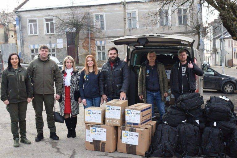 На Калущину привезли амуніцію для військових