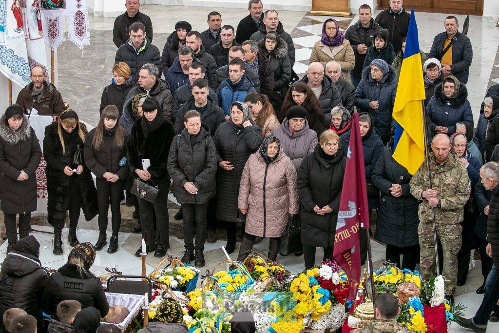 У Франківську провели в останню путь десантника Миколу Жовкевича. ФОТО