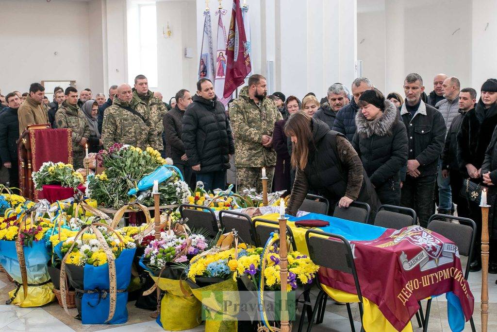 У Франківську провели в останню путь десантника Миколу Жовкевича. ФОТО