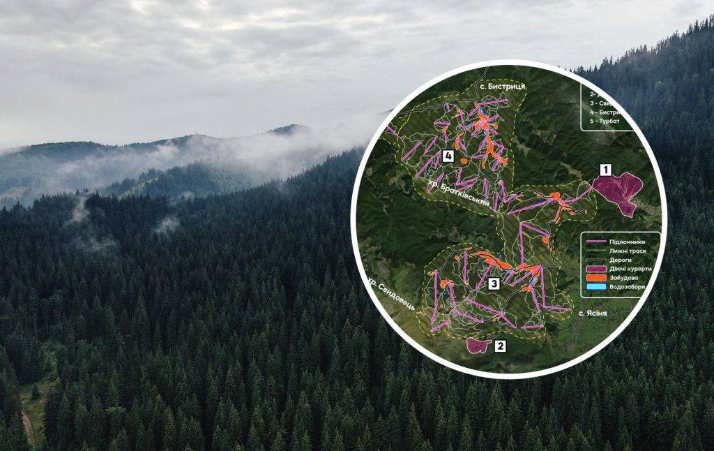 У Поляниці підтвердили розробку документації для будівництва курортів у заповідних Карпатах