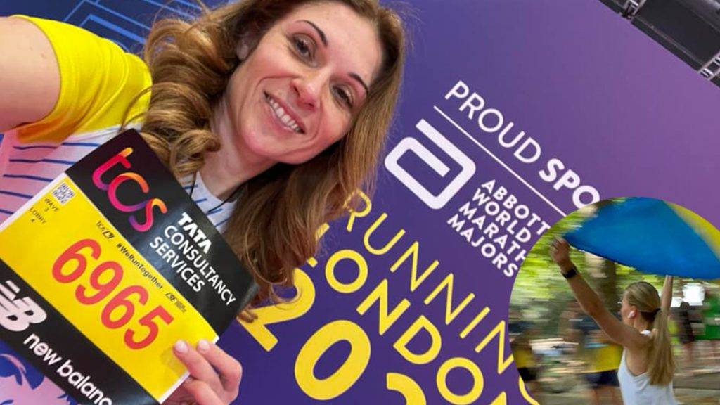 Франківка пробігла марафон у Лондоні, щоб придбати дрон для ЗСУ