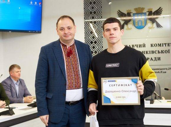 Марцінків відзначив спортсмена, котрий виборов срібло на чемпіонаті Європи з джиу-джитсу