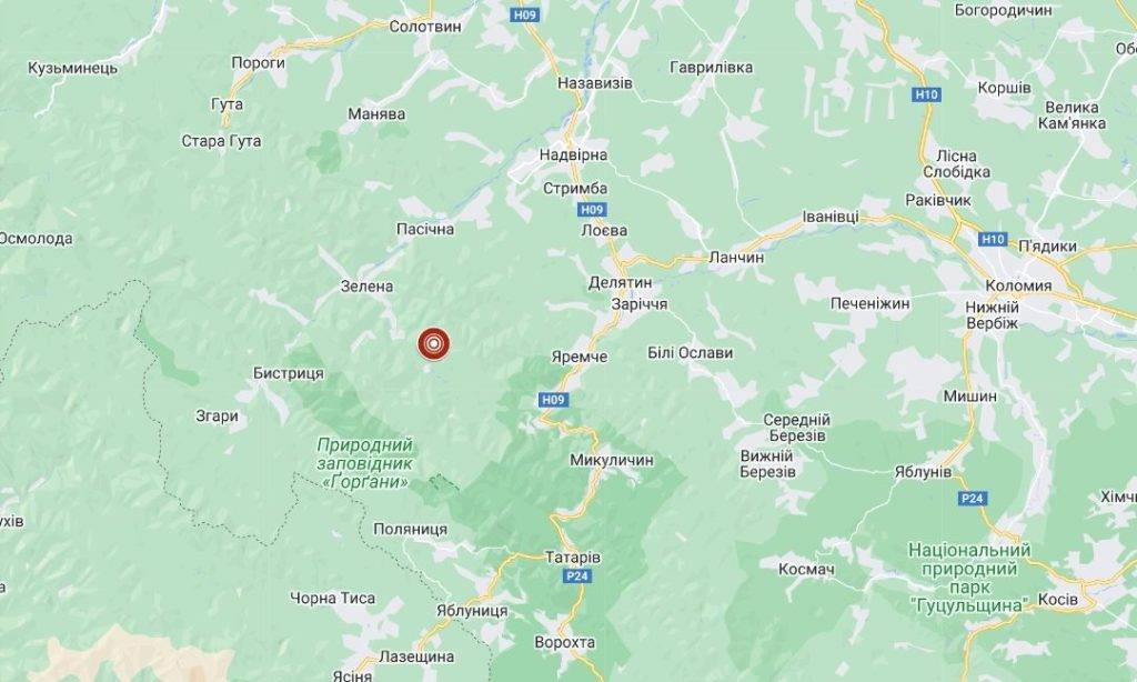 На Франківщині стався землетрус з епіцентром неподалік Яремче