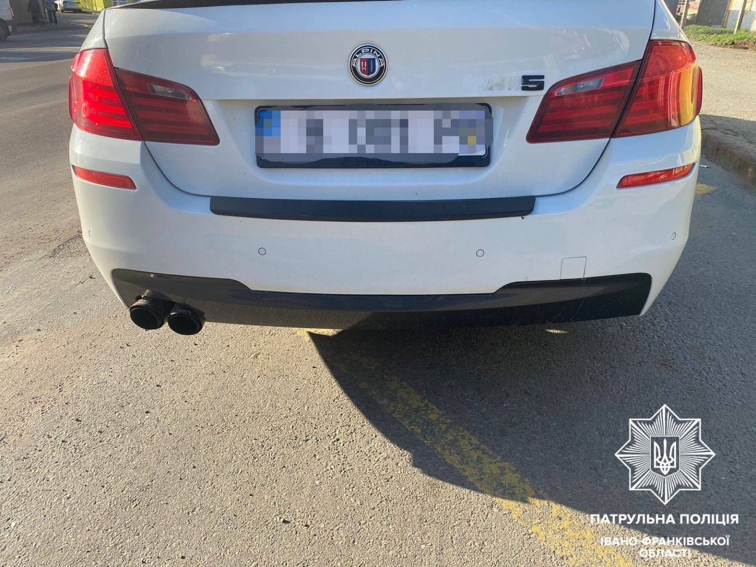 У Франківську патрульні спіймали водія під кайфом. ФОТО
