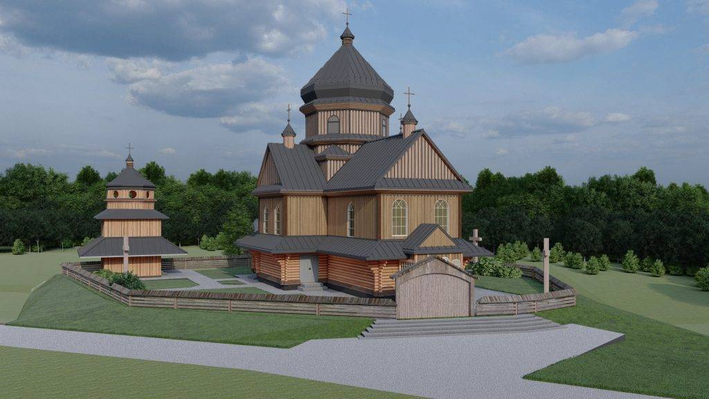 Івано-франківська студентка підготувала проєкт відновлення дерев’яної церкви 1931 року,церква у селі Хмелівка,університет короля данила івано-франківськ