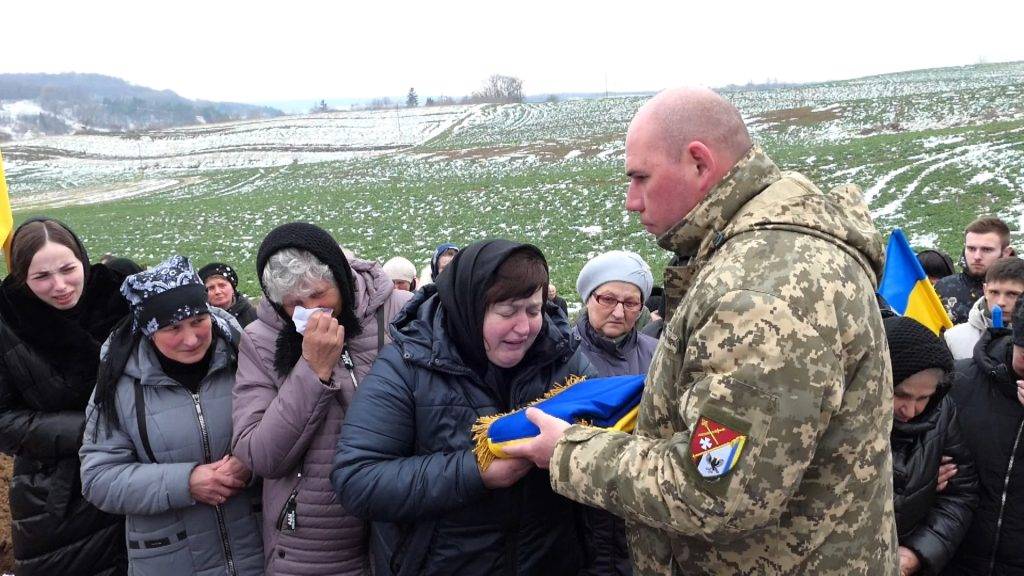 На Франківщині провели в останню путь полеглого героя Василя Прідку