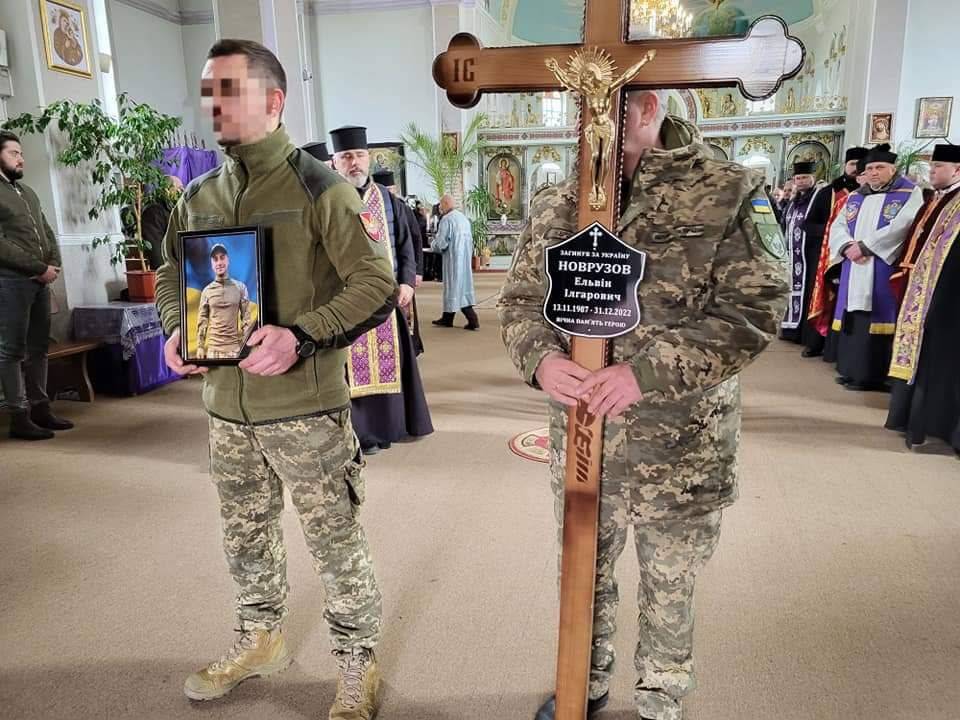 В Калуші поховали загиблого на війні Ельвіна Новрузова. ФОТО