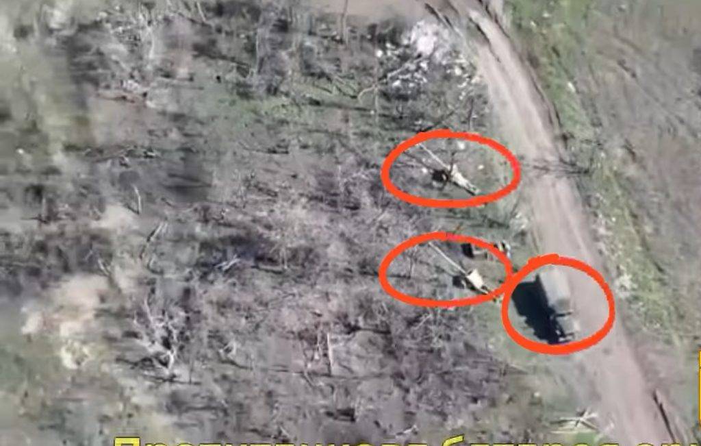 “Едельвейси” спільно з артилеристами 40 бригади знищили вантажівки з боєприпасами та гармати росіян