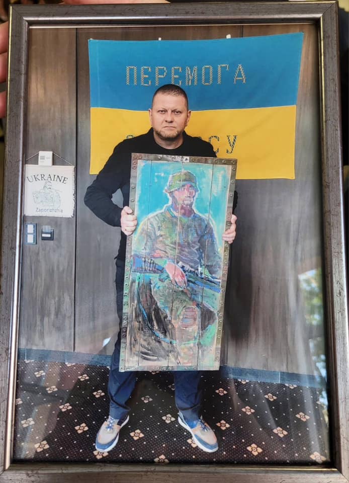 В Калуші відкрили виставку живопису захисника з позивним “Пікассо”. ФОТО