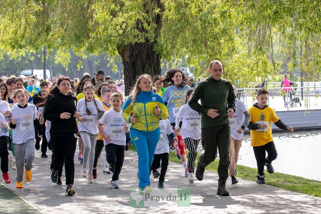 Всеукраїнський Олімпійський день відзначили у Івано-Франківську ФОТОРЕПОРТАЖ