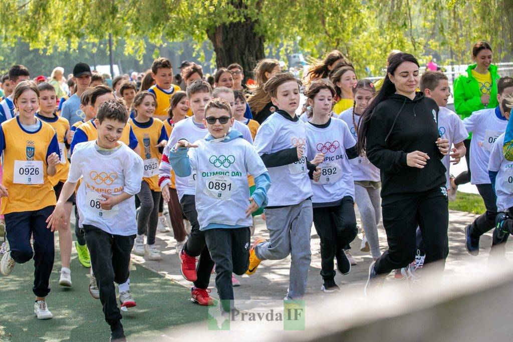 Всеукраїнський Олімпійський день відзначили у Івано-Франківську ФОТОРЕПОРТАЖ