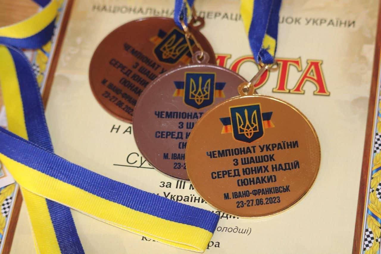 Прикарпатські шашкісти здобули бронзу чемпіонату України