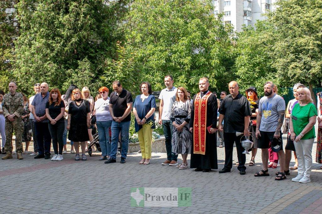 У Франківську відкрили анотаційну дошку полеглому військовому Григорію Морозу. ФОТО