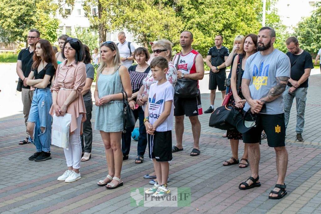 У Франківську відкрили анотаційну дошку полеглому військовому Григорію Морозу. ФОТО