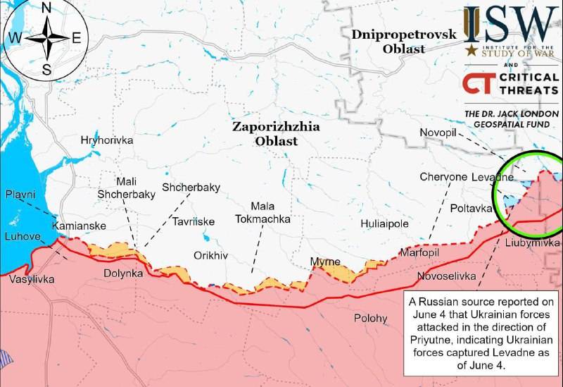 ЗСУ частково прорвали першу лінію оборони росіян на Запорізькому напрямку, - ISW