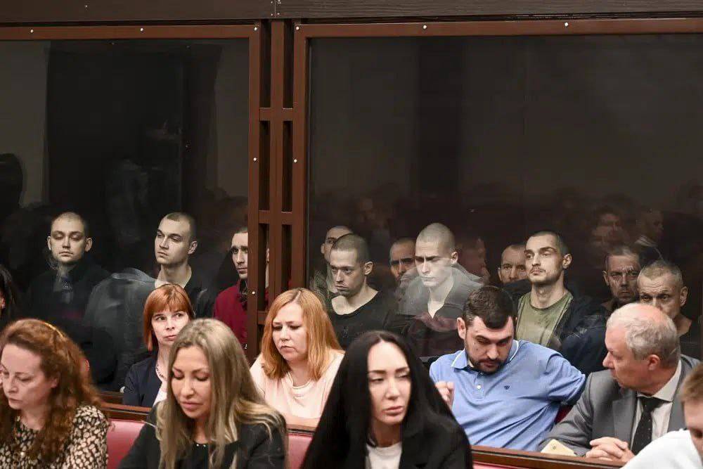 На росії відбувся суд над 22 полоненими бійцями полку «Азов»