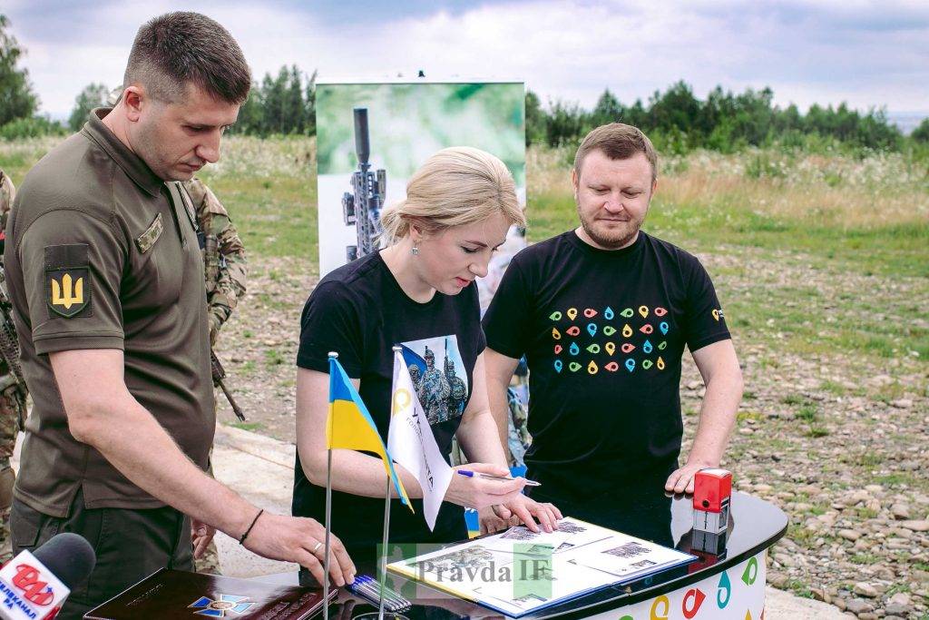 У Франківську погасили марку, присвячену Службі безпеки України. ФОТОРЕПОРТАЖ