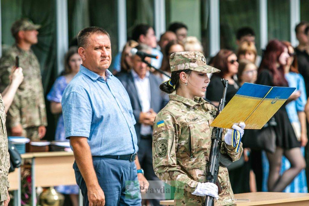 Випускники кафедри військової підготовки Прикарпатського університету склали Присягу на вірність Україні