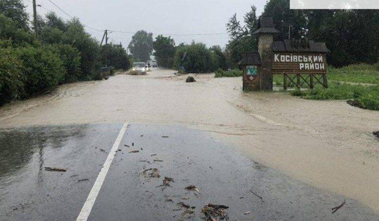 Повалені дерева та замулення доріг: на прикарпатських дорогах ліквідовують наслідки негоди. ФОТО