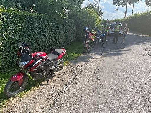 У Печеніжинській громаді вилучили мотоцикли у водіїв, які не мали прав керування