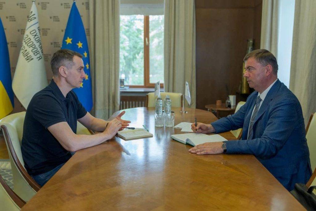 Микола Островський представив Міністру охорони здоровʼя України Віктору Ляшку проєкт Концепції розвитку ІФНМУ
