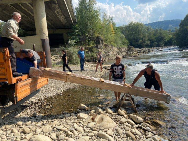 В прикарпатські річки випустили майже 62 тисячі мальків форелі. ВІДЕО