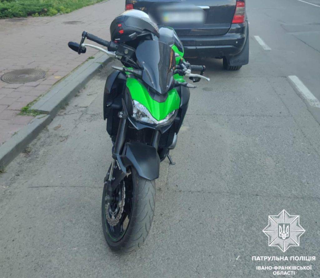 У Франківську виявили мотоцикл, що перебував у міжнародному розшуку