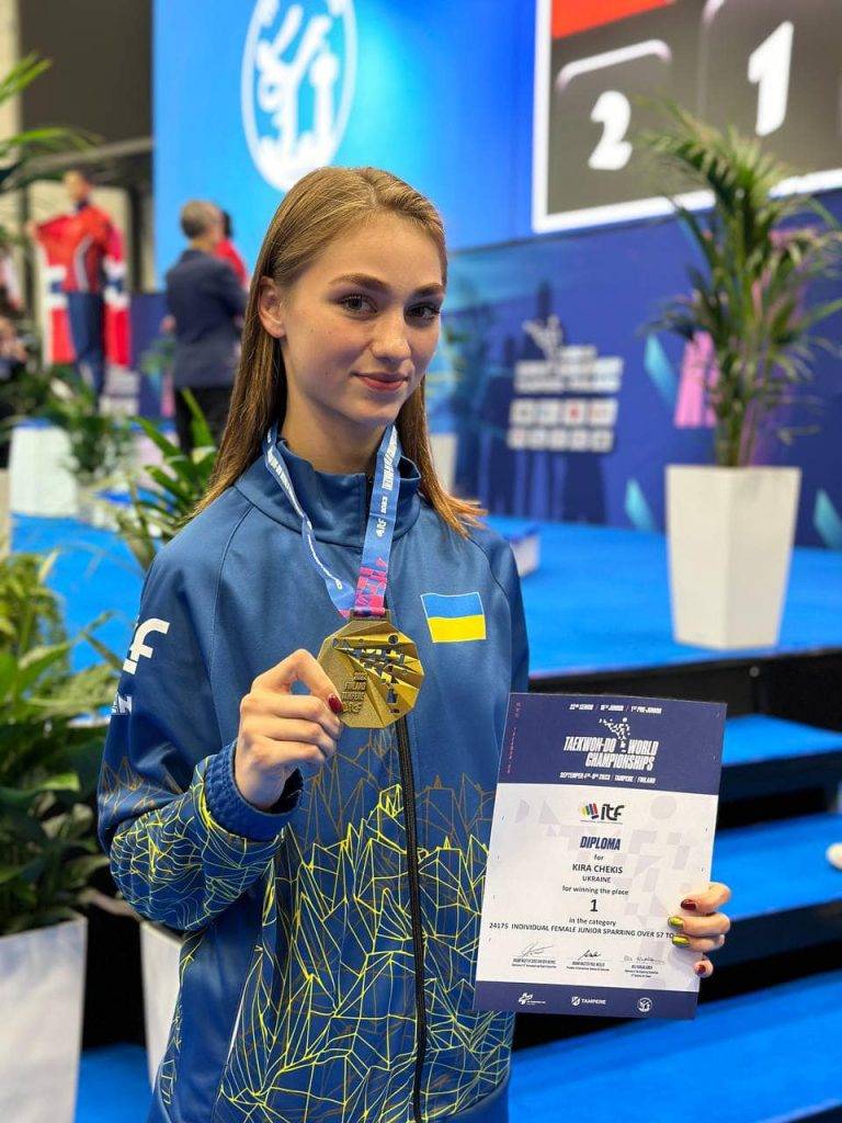 Франківка Кіра Чекіс стала чемпіонкою світу з Таеквон-до. ФОТО