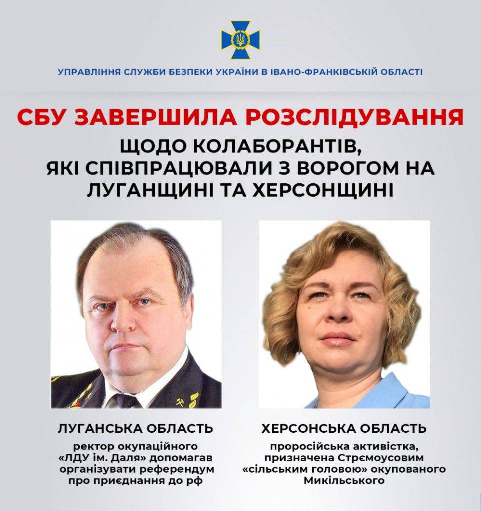 У Івано-Франківську за співпрацю з окупантами судитимуть двох колаборантів