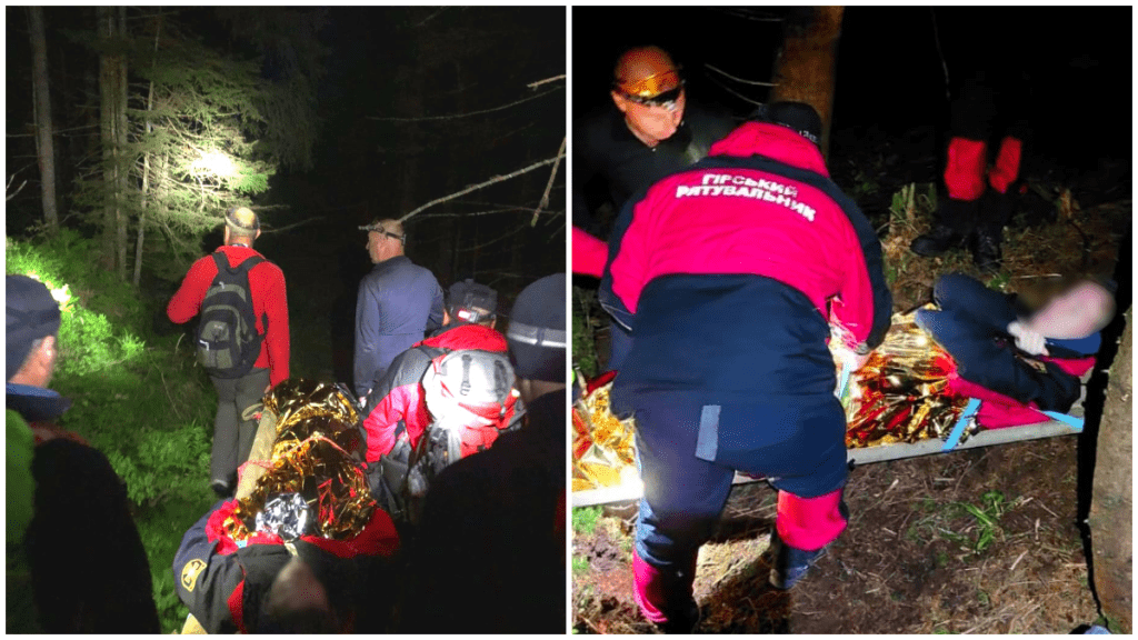 Рятувальники спустили з гори Шпиці жінку, яка травмувалася