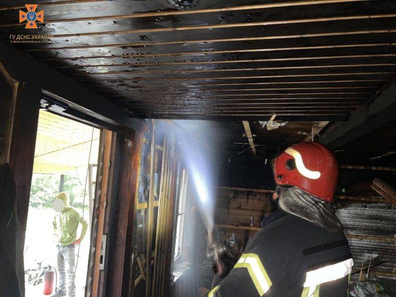 На Верховинщині горів магазин 