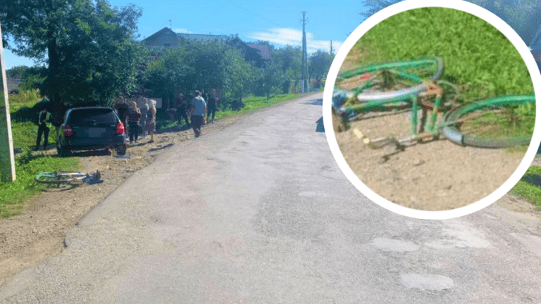 На Прикарпатті водійка збила 73-річного велосипедиста