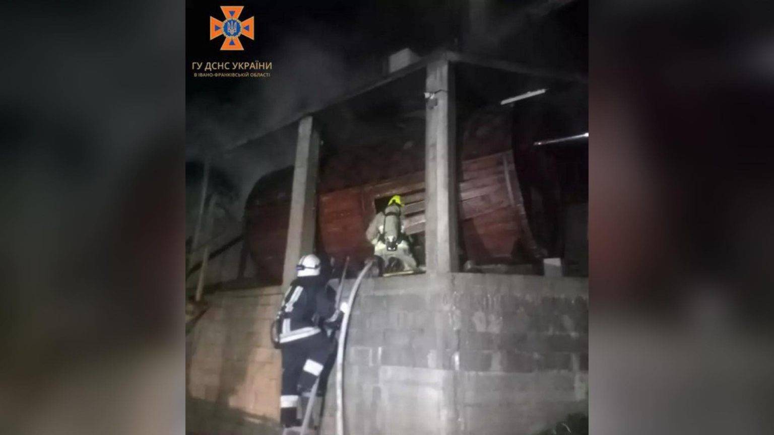 В селі Поляниця горіла сауна. ФОТО